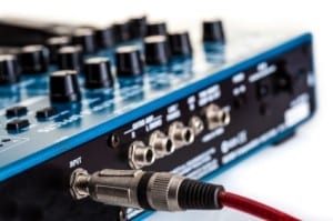 Audio Recording Interface with Guitar Chord