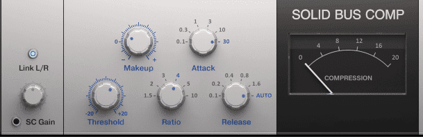 Mix Bus Compression Auto-Release Option