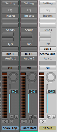 Mono Snare Sub Group Routing