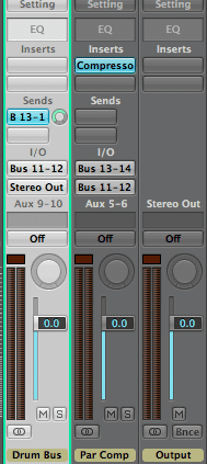 Parallel Compression Drums Bus Mixing