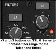 Telephone Effect for Vocals