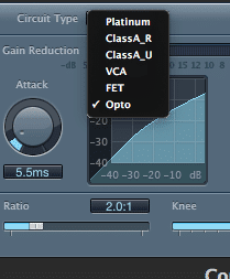 Choosing Compression Circuit Types for the Drum Bus