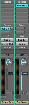 Drum Bus Parallel Compression