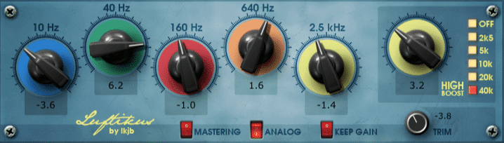 Luftikus Free EQ Plugin