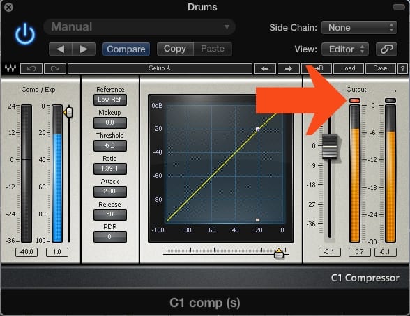 Even though the signal isn't being amplified by this plugin, the output is distorting. This indicates that the original signal is too loud.