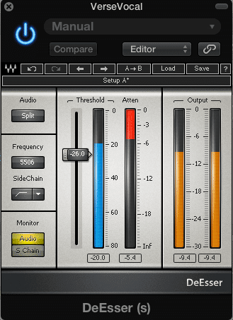 Reduce the threshold like a regular compressor