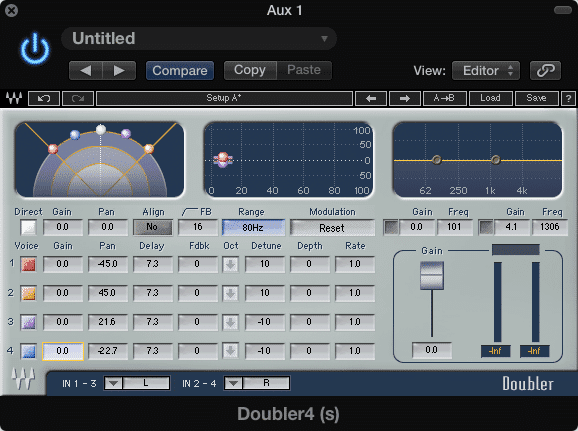 For this technique you'll need alter the Gain, Pan, Delay, and Detune functions