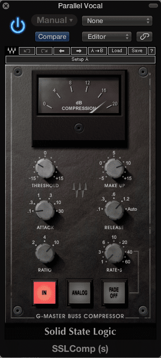 Heavy Compression Should be Used on the Auxiliary Vocal