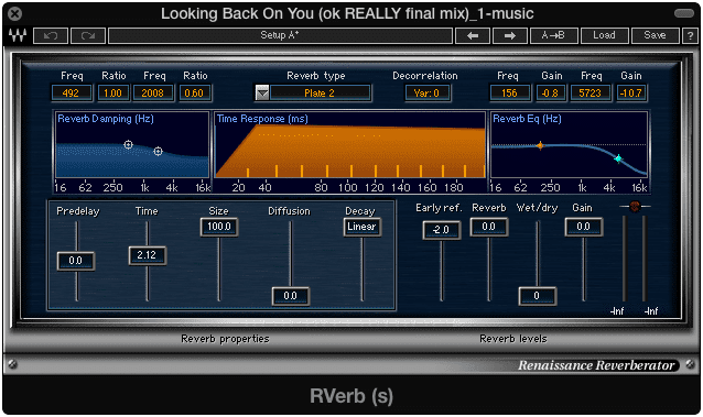 The Waves RVerb is a great option for this technique