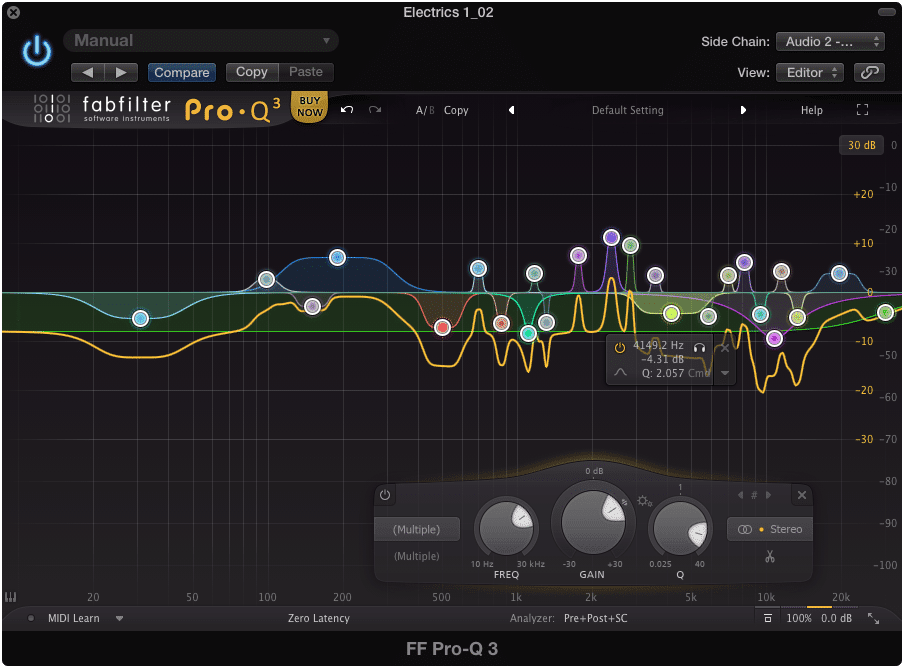 Notice that the gain has been adjusted to roughly 11dB.