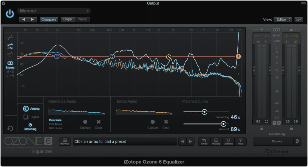 Creating new bands can alter the EQ curve, but not accurately.
