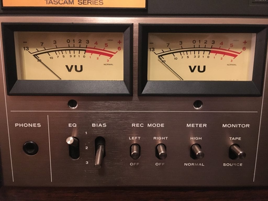 Notice the 3 bias settings on this TEAC Tape machine