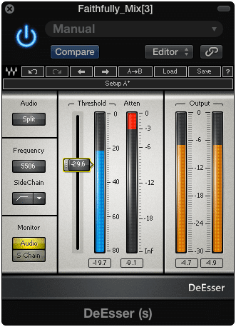 A Deesser decreases the risk of high end distortion on a Type 2 Tape.