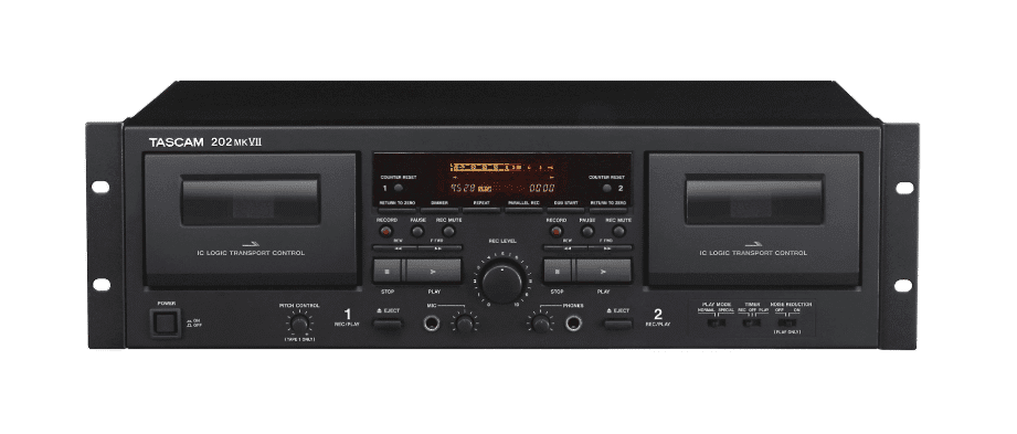 The new Tascam 202MKVII, allows for the reading and writing of type 1 and type 2 tapes.