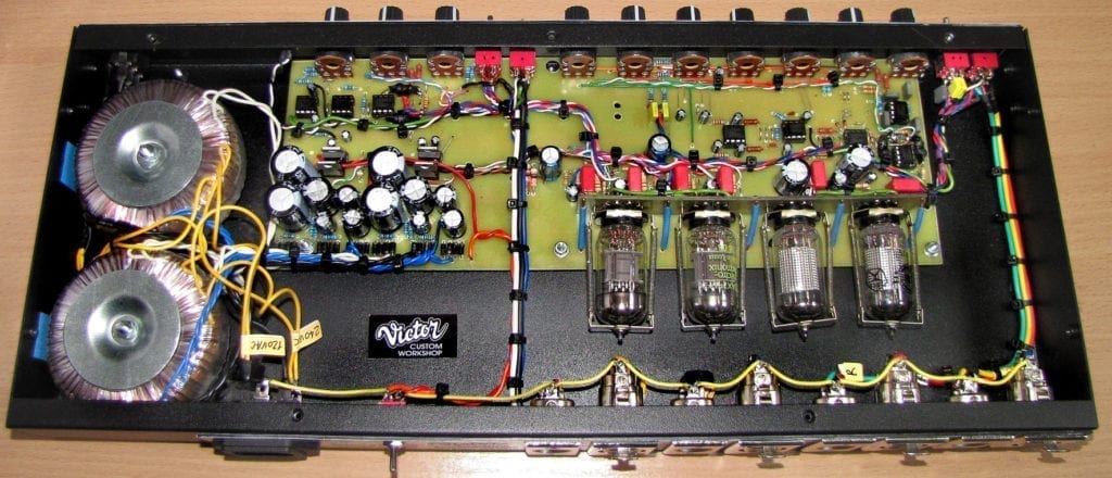 Tubes, transistors, and other electrical components can be saturated - resulting in a unique sound for each type.