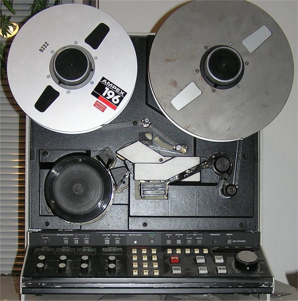 Ampex tape machines were the primary tape machines used for the transferring process.