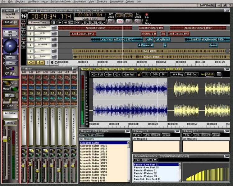 This DAW allows for visual customization and an analog-based workflow.