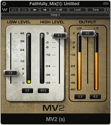 Low-level compression amplifies the quieter parts of a recording.