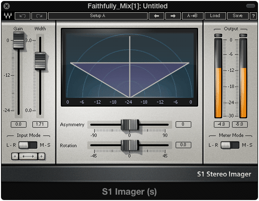 Affecting the entire stereo image should be done carefully.