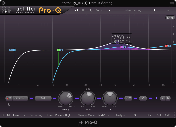 What may be a reasonable change to an individual instrument, may not work well during the mastering process.