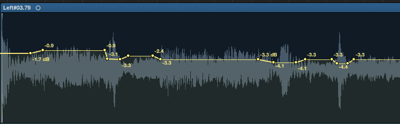 Automation typically is not used during stem mastering.