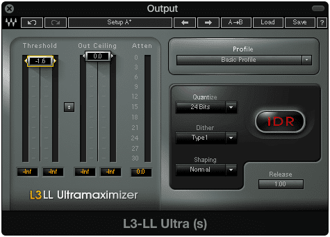 Limiting may still be used on the output during stem mastering.