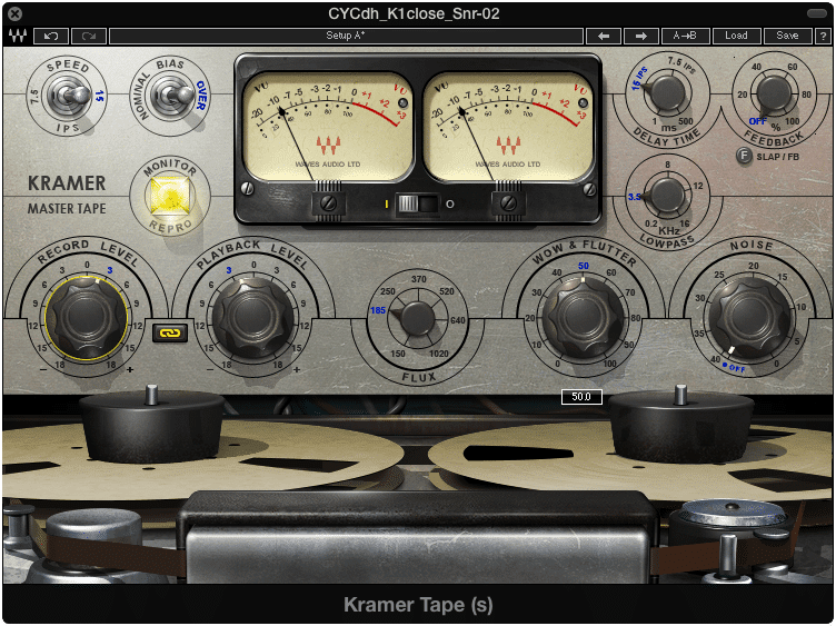 The Kramer Tape plugin is simpler but designed with mastering in mind.