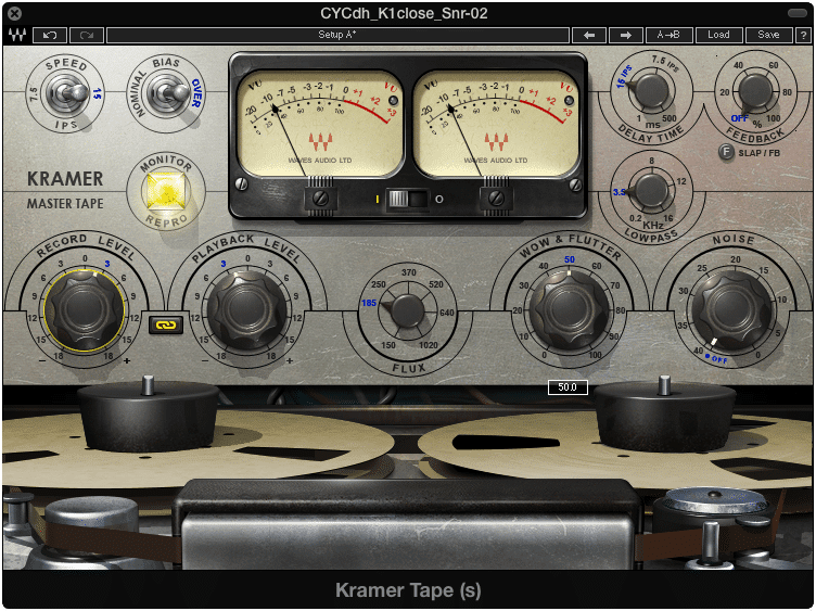 Tape saturation causes soft-knee compression and harmonic generation. When paired, these two effects cause a glued sound amongst the instruments they're affecting.