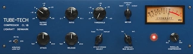 This opto compressor offers a smooth and transient response, great for vocals.