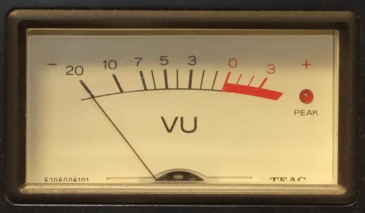 VU meters offer valuable information about your master's dynamics.