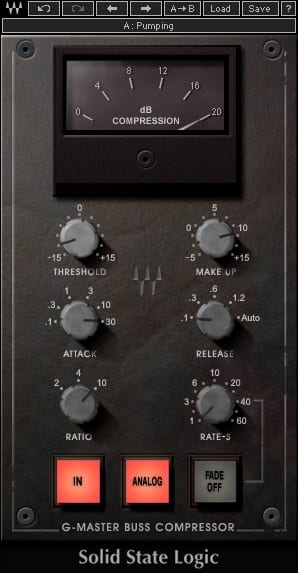 Quickly glue your mixes together with this popular and great sounding bus compressor.