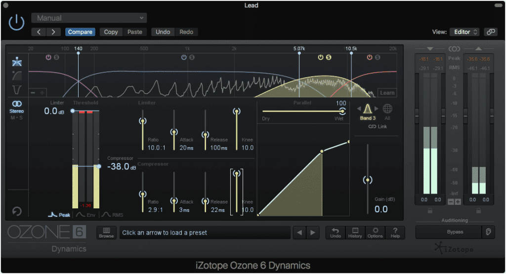 Adjust your settings until you've achieved De-Essing.