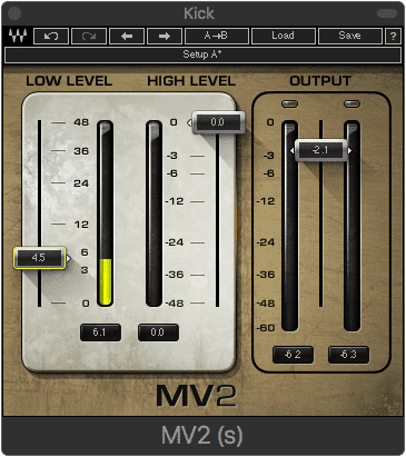 Low-level compression amplifies harder to hear aspects of the recording.