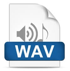 WAV files are the go-to uncompressed file of the audio world.
