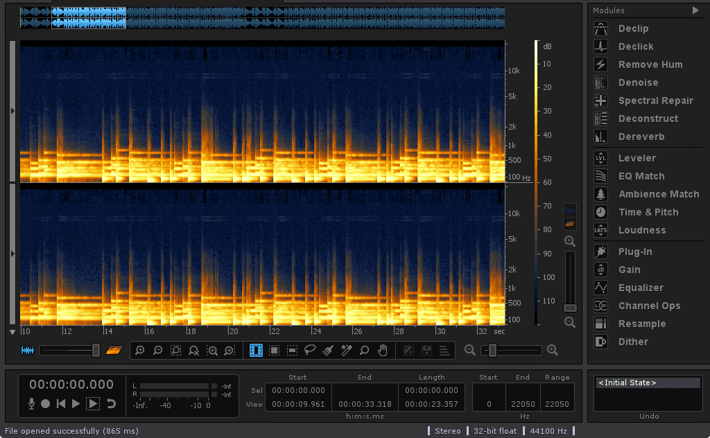 Currently, online mastering cannot measure and attenuate clicks and pops.