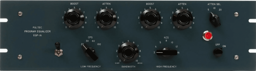 This Pultec EQP-1A was the inspiration for the PTE-1A