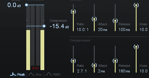 Adjusting the band's ratio, and threshold can be difficult to finesse if you only want to compress one section.