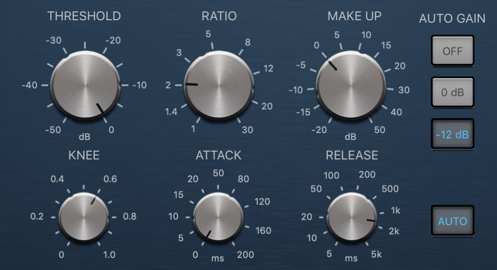 A quick attack time means the compressor kicks in sooner and begins to compress the signal almost immediately.