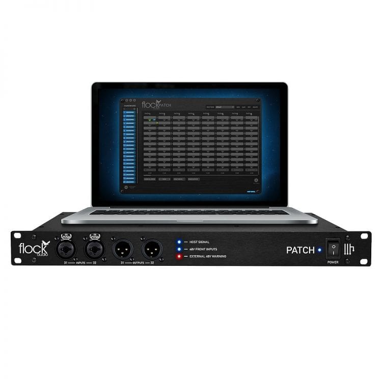 Flock audio has introduced a digitally controlled patchbay.