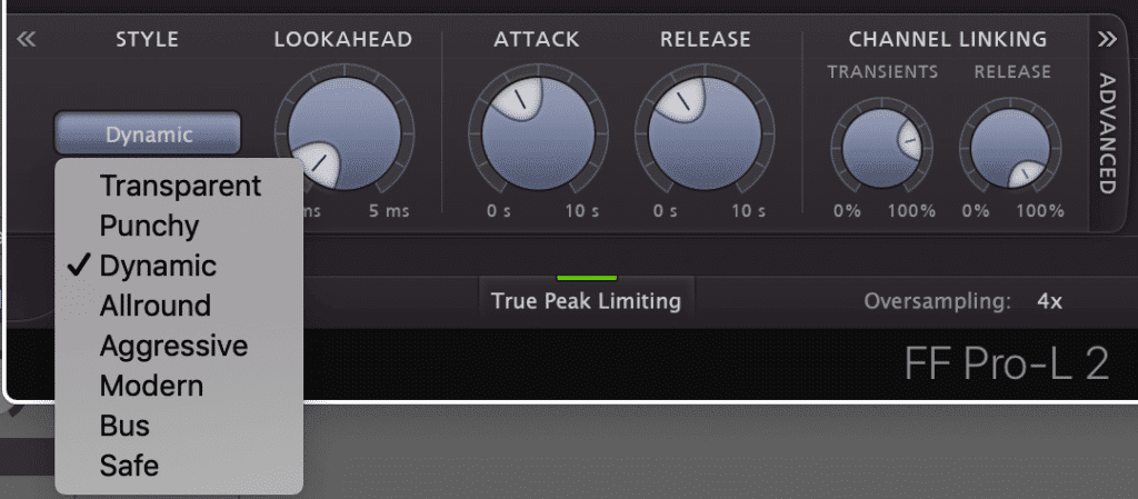 A limiter that offers transient retention and some dynamic-centric compression settings is ideal for hip-hop country music.