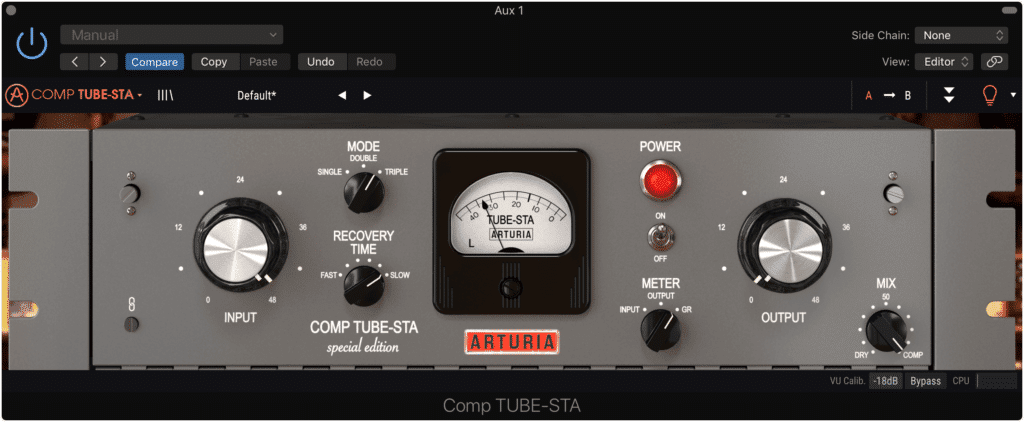 When using parallel compression, a compressor that utilizes harmonic generation is a good option.