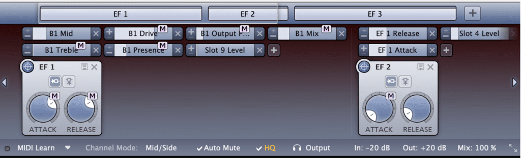 Advanced signal-chain mapping and envelope generation can be used to create unique emulations and compression types.
