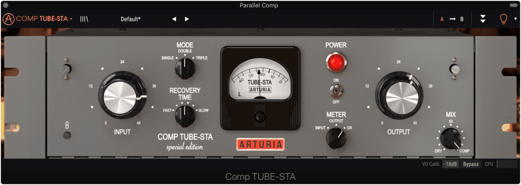 Parallel compression is a great way to accentuate lower-level stereo imaging.