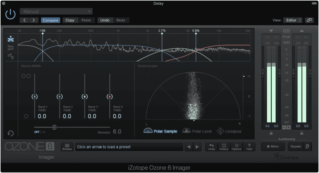 Delay-based processing can be used during mastering, but should typically be avoided.
