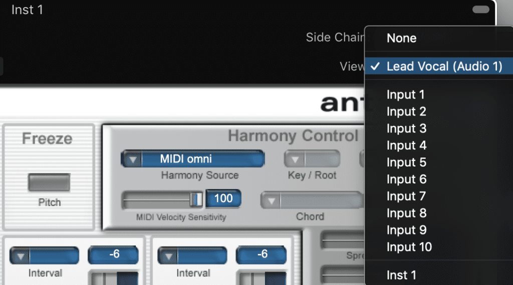 Use this test vocal or lead vocal as the side chain input