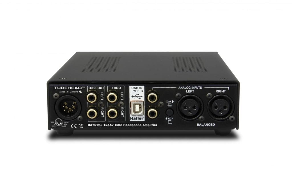 This headphone amp utilizes both digital and analog processing.