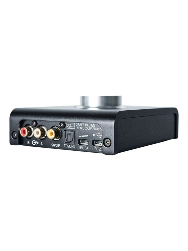 RCA outputs and optical connectivity add some flexibility to the m900's routing.