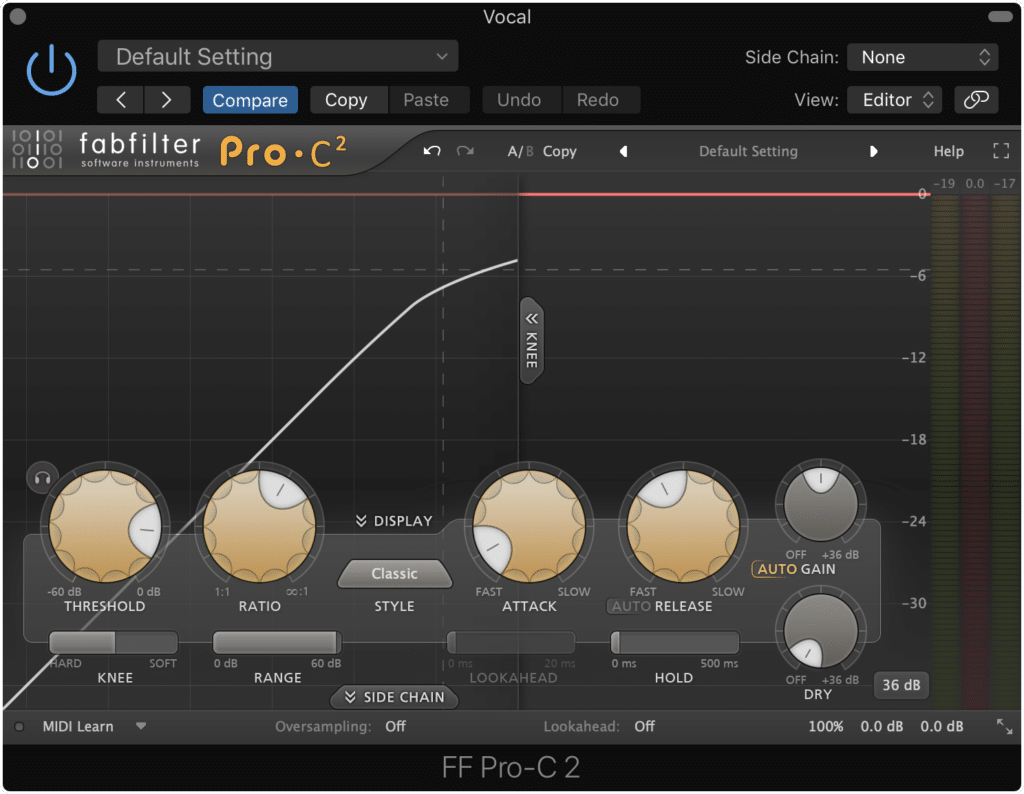 Compression is one of the best ways to establish and accentuate an in-time sound during mixing.