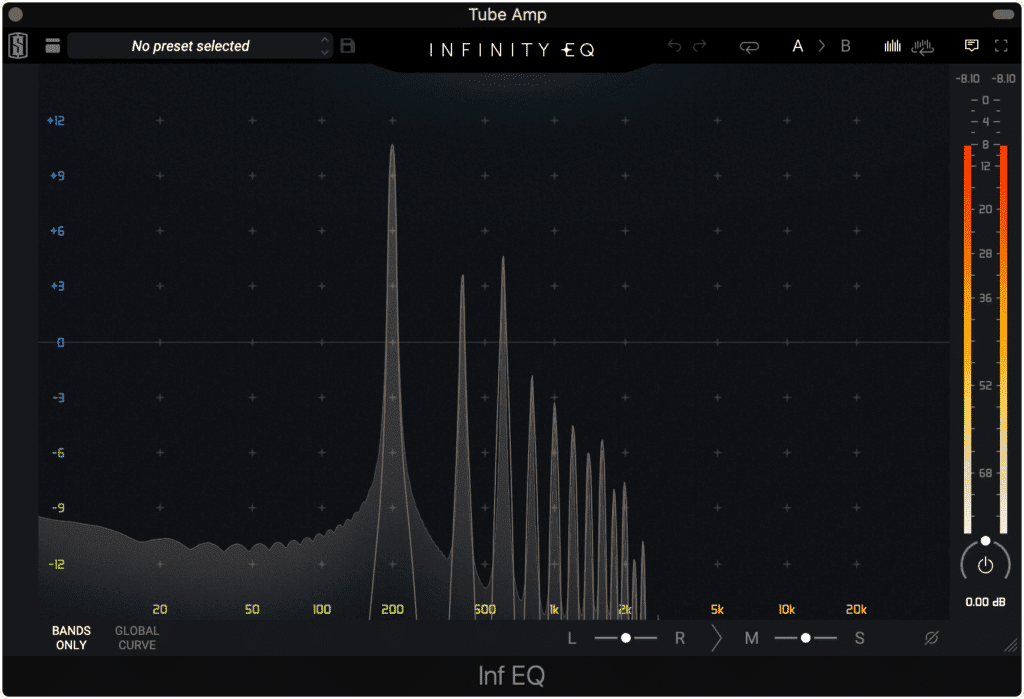 Its harmonics depend on the drive and bias function.