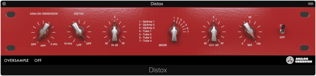 This plugin models its harmonic generation on 3 OpAmps and 4 Tube Amps.